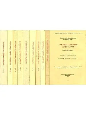 Mahabhasya Pradipa Vyakhyanani - An Old and Rare Book (Set of 10 Volumes)