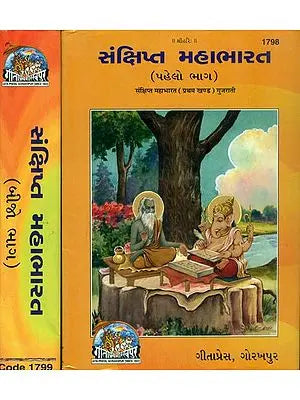 સંક્ષિપ્ત મહાભારત: Mahabharat in Gujarati (Set of 2 Volumes)