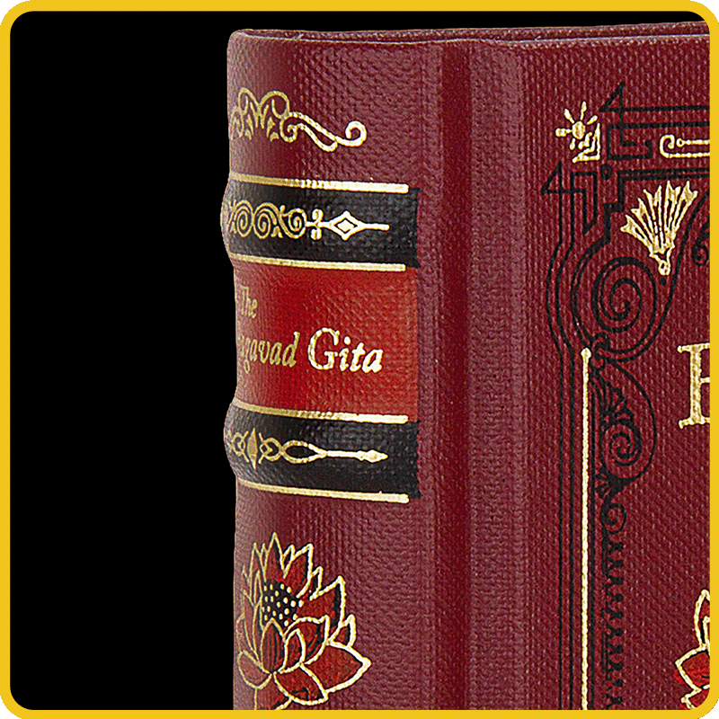 The Bhagavad Gita Book Hardcover A7 Size (Tamil) - Pocket Edition