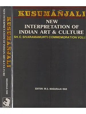 Kusumanjali- New Interpretation of Indian Art & Culture in Set of 2 Volumes (An Old & Rare Book)