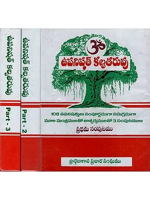 ఉపనిషత్ కల్పతరువు: Upanishad Kalpataru- 108 Upanishads Complete with Root Mantras with Meanings (Set of 3 Volumes in Telugu)