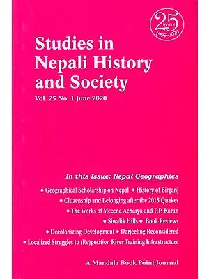 Studies in Nepali History and Society (Vol. 25 No. 1 June 2020)