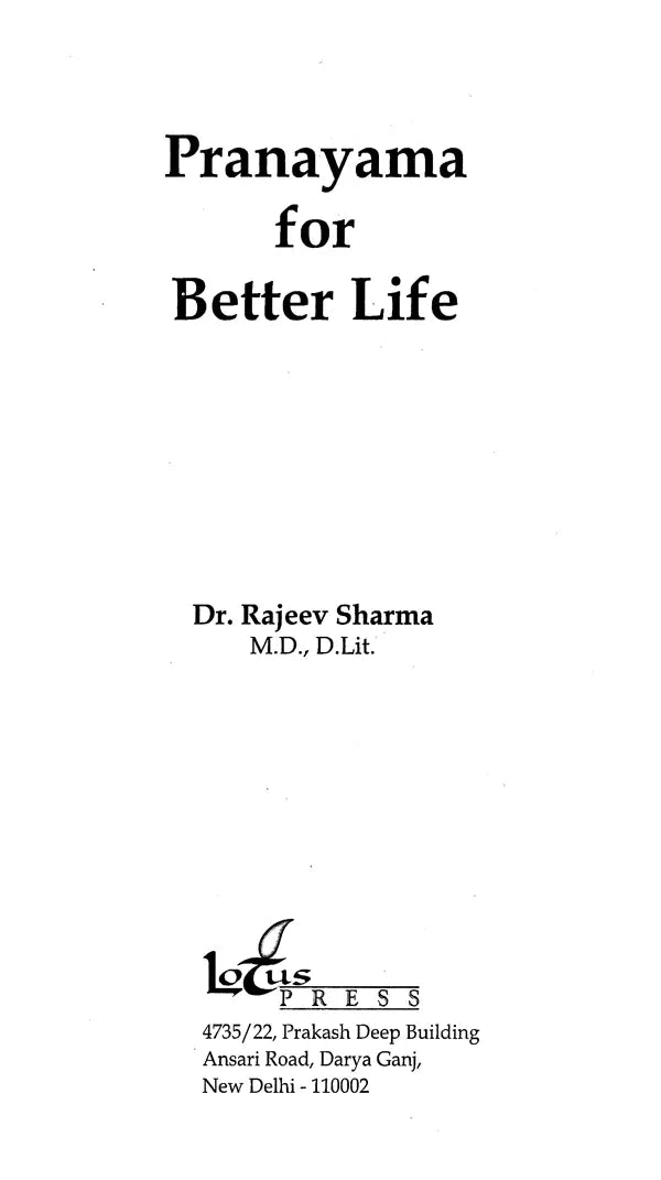Pranayama : For Better Life