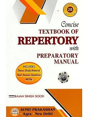 Concise Text Book of Repertory with Preparatory Manual (Theory Study Material Short Answer Questions MCQs)