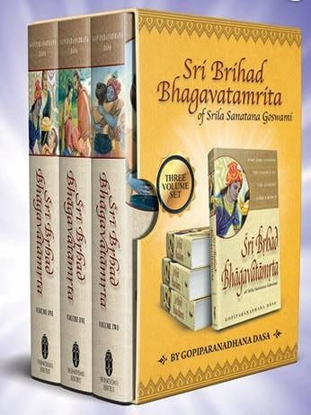 Sri Brhad Bhagavatamrta of Srila Sanatana Gosvami (Set of 3 Volumes) By Gopiparanadhana Dasa