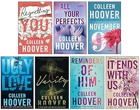 It Ends With Us, Verity, Reminders of Him, Ugly Love, November 9, All Your Perfects, Regretting You 7 Books Collection Set By Colleen Hoover