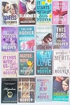 Colleen Hoover 16 Books Collection Set- Confess,Slammed,It Starts with Us,Finding Perfect,All Your Perfects,November 9,Losing Hope,This Girl,It Ends with Us,Maybe Now,Ugly Love, and more