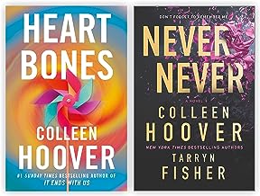 Colleen Hoover Latest Relesse 2 Book Collection set: Heart Bones & Never Never