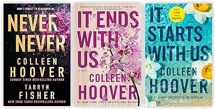 New Realeas Colleen Hoover 3 Book set: Never Never, It Ends With Us & It Starts with Us