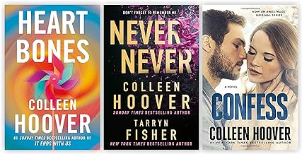 Colleen Hoover 3 Books Combo [Never Never, Heart Bones & Confess]