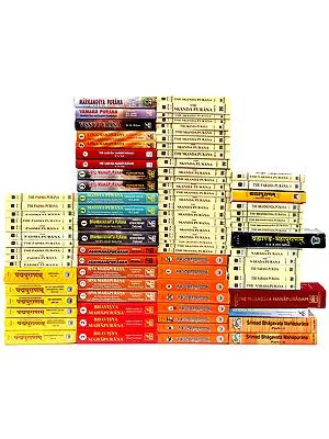 Complete 18 Puranas (Set of 86 Books): Sanskrit Text and English Translation