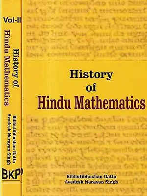 History of Hindu Mathematics (Set of 2 Volumes)