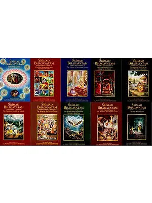 Srimad Bhagavatam: 1 to 10 Cantos (Set of 10 Books)