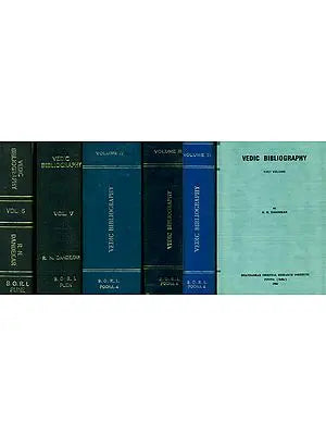 Vedic Bibliography- An Old and Rare Book (Set of 6 Volumes)