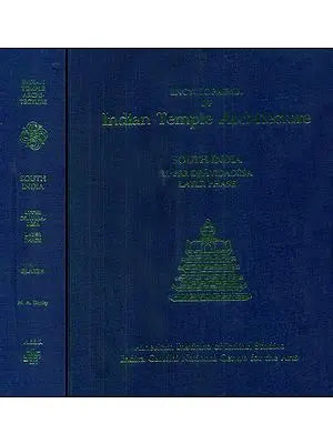 South India Upper Dravidadesa Later Phase - Encyclopaedia of Indian Temple Architecture (Set of 2 Books) - An Old and Rare Books