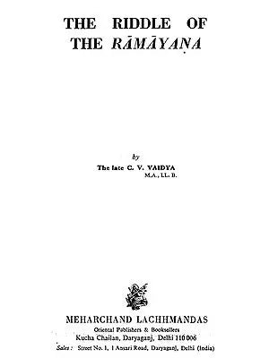 The Riddle of The Ramayana (An Old and Rare Book) – Crazyshelf.com