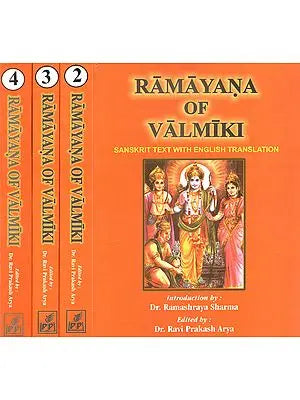 Ramayana of Valmiki (Set of 4 Volumes)