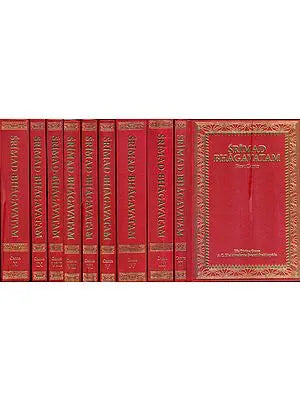 Srimad Bhagavatam: Sanskrit Text, Transliteration, Word-to-Word Meaning, English Translation and Detailed Explanation (Set of 10 Volumes Based on the First Edition)