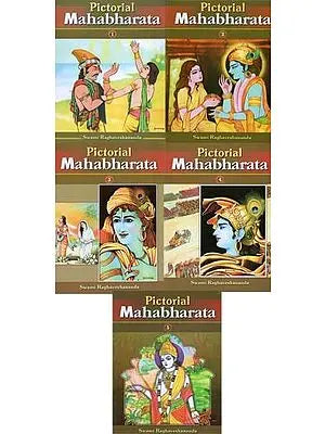 Pictorial Mahabharata (Set of 5 Volumes)